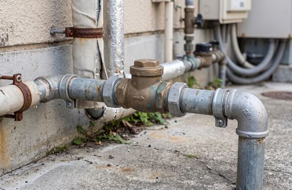 建物の給水を守る、逆止弁（チャッキ弁）の重要な役割